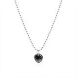 Black Love Pendant Necklace Female Ins – Jewelry Gift Ideas — 2
