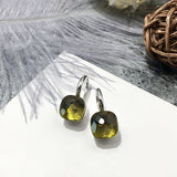 Colored Stone Natural Crystal Women's Earrings Diy – Gifts for Her — 11