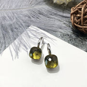 Colored Stone Natural Crystal Women's Earrings Diy – Gifts for Her — 11