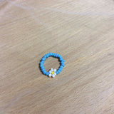 Small Flower Stretch Braided Ring Bead Bracelet – Jewelry Gift Ideas — 3