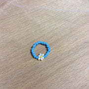 Small Flower Stretch Braided Ring Bead Bracelet – Jewelry Gift Ideas — 3