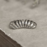 Dark Night 925 Sterling Silver Ring Earless Piercing – Everyday Gifts — 2