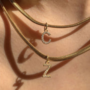 Ins Zircon Necklace Simple Snake Bone Chain Hip – Jewelry Gift Ideas — 1