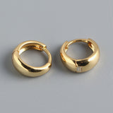 Simple Metal Wide-faced Personalized Earrings – Surprise Gifts — 9