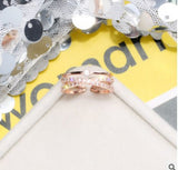Woven Twist Net Celebrity Ring Women – Gifts for Her — 14