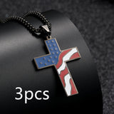 Flag Cross Necklace – Jewelry Gift Ideas — 14