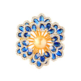 Heavy Industry Begonia Brooch Luxury Female Pin – Jewelry Gift Ideas — 3