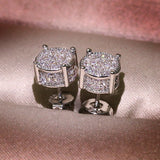 Hot Selling Four Claw Round Zircon Earrings For Women – Gifts for Her — 2