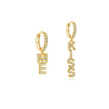 S925 Sterling Silver English Letters Ear Ring – Useful Gifts — 2