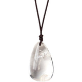 Natural White Crystal Drop-shaped Polished Rough – Jewelry Gift Ideas — 4