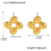 Stainless Temperament Plant Flower Necklace – Jewelry Gift Ideas — 6