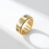 Nordic Viking Text Rotating Stainless Steel Ring – Birthday Gifts — 5