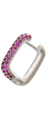 Gold And Silver Small Hoop Crystal Women's Rainbow – Stylish Gifts — 18