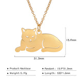 Popular Cartoon Cat Necklace Animal Girl Love – Jewelry Gift Ideas — 3