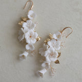 Women's Ceramic Flower Earrings – Gifts for Her — 6