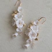 Women's Ceramic Flower Earrings – Gifts for Her — 6