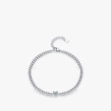 Fashion Single Diamond Heart Bracelet Women – Stylish Gifts — 2