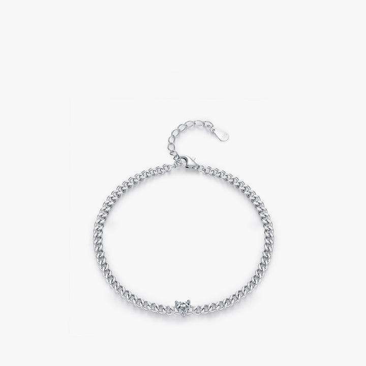 Fashion Single Diamond Heart Bracelet Women – Stylish Gifts — 2