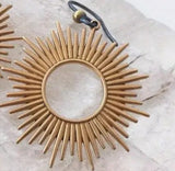 Vintage Ring Hollow Metal Distressed Earrings Ethnic – Stylish Gifts — 7