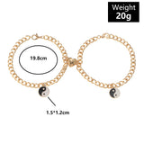 Gossip Black And White Love Magnet Bracelet – Jewelry Gift Ideas — 5