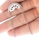 Stainless Steel Watermelon Fruit Shape Bracelet – Jewelry Gift Ideas — 7