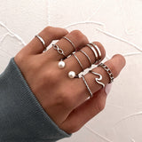 Fashion Metal Joint Ring Creative Retro – Stylish Gifts — 9