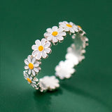 Ring Mori White Flower Epoxy Women's Jewelry – Jewelry Gift Ideas — 1