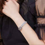 Sterling Silver Vintage Weave Bracelet – Jewelry Gift Ideas — 3