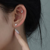 Women's Star Moon Mini Earrings – Gifts for Her — 1