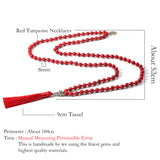 Boho Necklace Natural Stone Turquoise – Jewelry Gift Ideas — 3