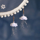 Cloud Fall Jellyfish Earrings Temperament Senior – Stylish Gifts — 2