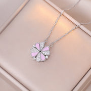 Open And Close Four-leaf Flower Dual-wear – Jewelry Gift Ideas — 13