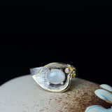 Vintage Country Style Distressed Calla Lily Ring – Stylish Gifts — 5