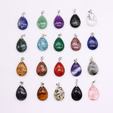 Natural Stone Black Line Red Texture Pendant – Jewelry Gift Ideas — 5