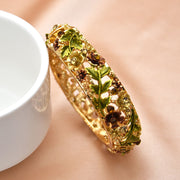 Retro Rose Diamond Studded Hollow Alloy Cloisonne – Jewelry Gift Ideas — 10