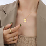 Ins Light Luxury Square Brand Moon Halite Pendant – Jewelry Gift Ideas — 2