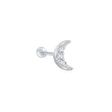 Women's Star Moon Love Puncture Thread Earrings – Gifts for Her — 19