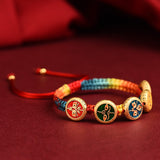 Tibetan Woven Five Gods Of Wealth Carrying Strap – Stylish Gifts — 5