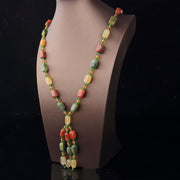 Women's Fashion Simple Gold Jade Necklace Sweater – Jewelry Gift Ideas — 1