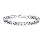 Stainless Steel Four-side Grinding Punk Hip Hop – Jewelry Gift Ideas — 6