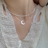 Whole Body 925 Silver Moon Necklace French Entry – Jewelry Gift Ideas — 4