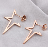 Women's Stainless Steel Retro Geometric Simple Stud – Gifts for Her — 6