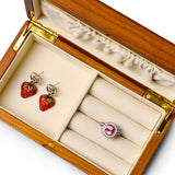 Solid Wood Jewelry Storage Box Ring Earrings – Home & Living Gifts — 4
