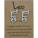 Twelve Constellation English Vintage Alphabet Stud – Stylish Gifts — 6