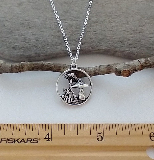 Creative Mushroom Circle Pendant Personalized – Jewelry Gift Ideas — 2
