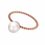 Temperament Small Rose Ring Pearl – Small Gift Ideas — 4