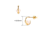Light Luxury Fashion Pearl Earrings Sterling Silver – Stylish Gifts — 1