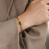 Women's Trendy Chain Zircon Double Chain Stacking – Jewelry Gift Ideas — 1