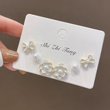 Women's Fashion Simple Silver Pin Earrings Set – Stylish Gifts — 19