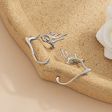 Niche Irregular Cute Antlers Ear Clips – Holiday Gift Ideas — 6